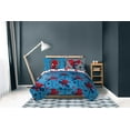 thumbnail image 3 of Spider-Man Spidey 4 Piece Kids Twin Bed Set, 100% Microfiber, Blue, Marvel, 3 of 9