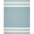 thumbnail image 2 of SAFAVIEH Dhurries Haywood Geometric Area Rug, Turquoise, 8' x 10', 2 of 5