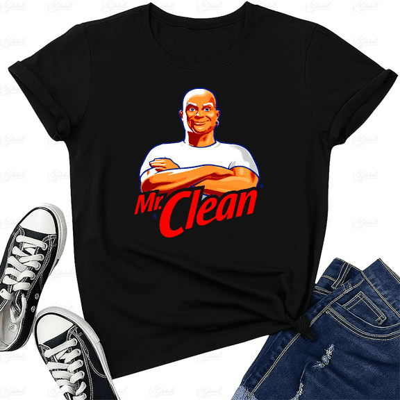 Mr Clean Logo Retro Mascot Classic Cleaning Product Fan Style Unisex T-Shirt V41308, up to size 5XL