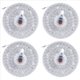 thumbnail image 1 of 4X Fuente de Luz del Módulo de Luz de Techo LED 36W IluminacióN de Alto Brillo Redonda Luz de Techo Interior FríO, 1 of 8