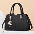 thumbnail image 4 of JDEFEG Rolling Tote Womens Tote Bag Fashion Handbags Ladies Purse Satchel Shoulder Bags Tote Leather Bag Purses for Women Crossbody Bags for Women Black One Size, 4 of 8