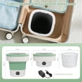 thumbnail image 4 of 17L Portable Mini Washing Machine, Foldable Compact Washer with Spin Dryer, 3 Wash Modes for Baby Clothes, Underwear & Socks, Perfect for Apartments, Travel, Dorm & RV Living, 4 of 9