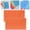 Orange, variant on Juaoua 10Pcs Plastic File Folders,L Shaped Clip Test Paper File Folder,Letter Size Clear Project Sleeves,Ideal For Business Events,Offices And Home,12.2"×8.7",Red