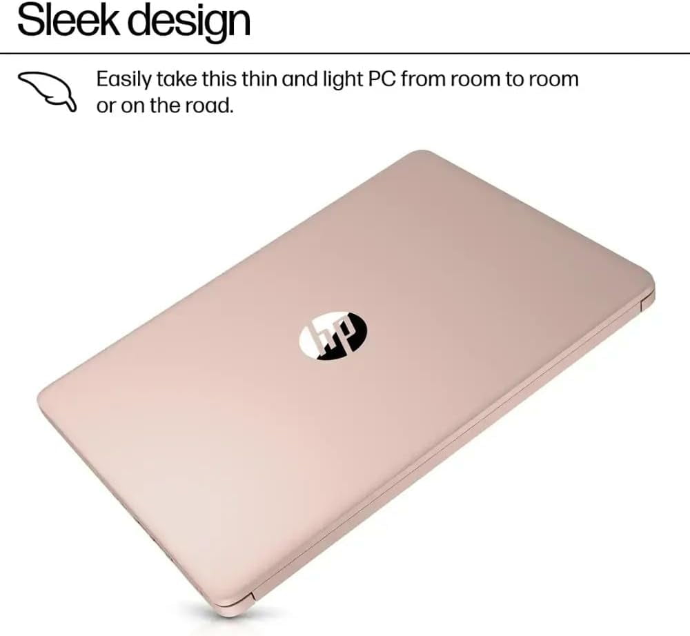 HP Laptop 14", Microsoft Office 365(one year), Intel Quad-Core N150 Processor, 16GB Memory, 256GB Storage(128GB eMMC+128GB SD Card), Webcam, HDMI, WiFi, USB-A&C, Fast Charge, Win 11 S