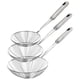 thumbnail image 1 of Juego de herramientas para chefs gourmet, colección de cucharones espumaderos de acero inoxidable macizo, diseño de doble espiral para un mejor rendimiento, colador de alambre con malla en espiral, 1 of 6