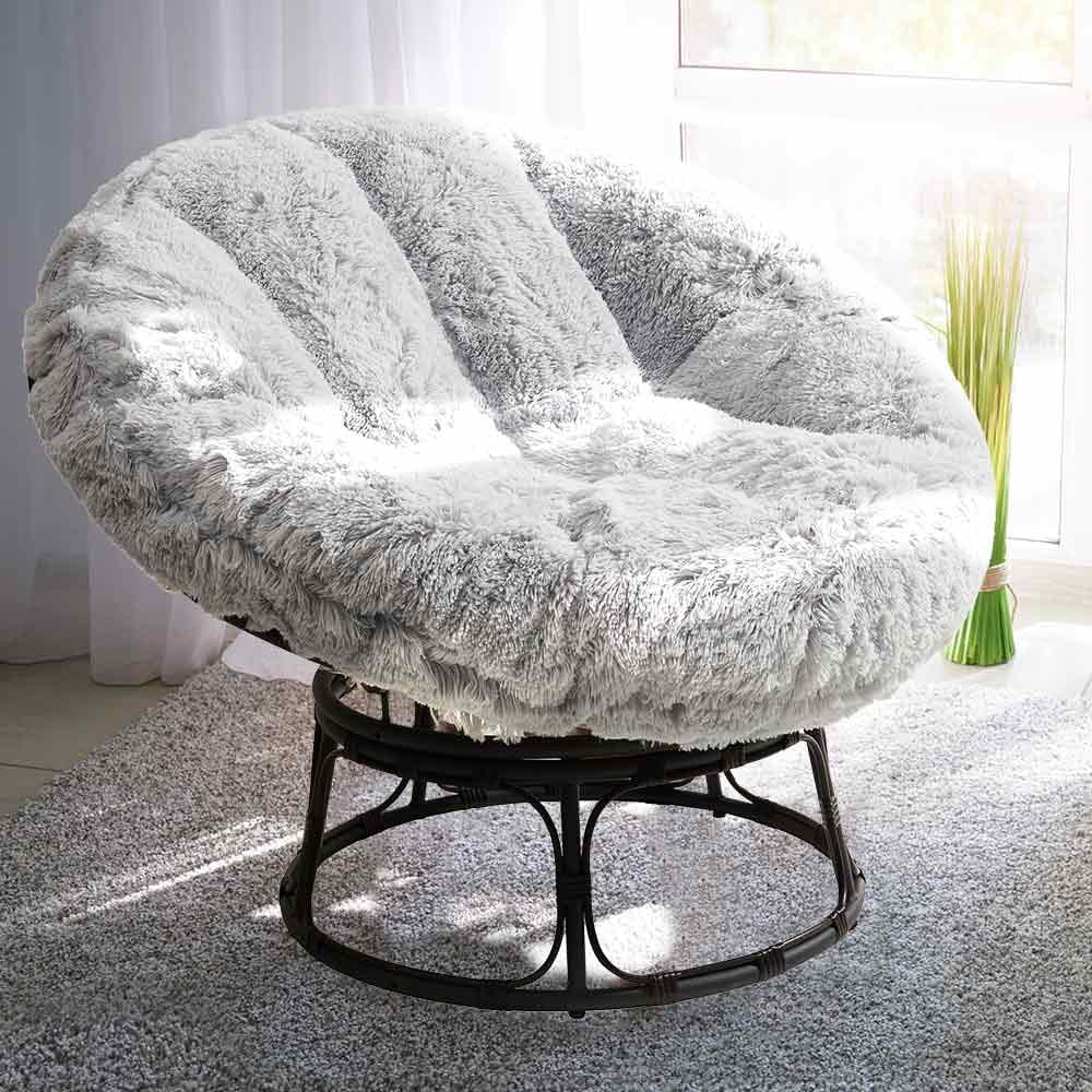 Fuzzy sand papasan cushion new arrivals