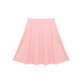 thumbnail image 6 of Eandarui Kids Girls Knee Length Skater Skirts Stretchy Pleated Casual School Uniform A-line Style Pink 14, 6 of 7