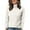 White1012d, variant on Hearthz Women's Turtleneck Sweater Dressy Mock Neck Ribbed Long Sleeve Shirts Women Knit Oversized Basic Womens Sweatshirt