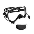 thumbnail image 1 of Gafas de natación para adultos, banda ajustable, portátiles, transparentes, con protección ocular y tapones para los oídos, para buceo. negro, 1 of 8