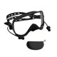 thumbnail image 1 of Gafas de natación cómodas, visión amplia, antivaho, protección ocular con tapones para los oídos negro, 1 of 9