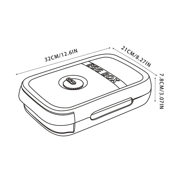 Boîte de Rangement pour Ufs de Réfrigérateur, Tri des Aliments, Tiroir Roulant