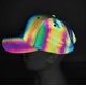 thumbnail image 3 of Fluorescent Hat Rainbow Reflective Baseball Caps Men Halloween Cap, 3 of 4