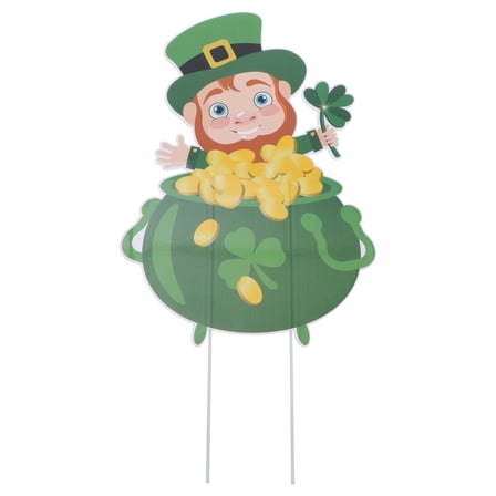 GOOHOCHY Yard Insert Outdoor Decoration St Patrick's Day