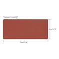 thumbnail image 2 of Unique Bargains Desk Mat Protector Non-Slip Mouse Pad for Office Home Brown 40x70, 2 of 6