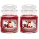 thumbnail image 1 of Candle Village Candle, bizcocho de fresa, 400 ml, 2 unidades, 1 of 1
