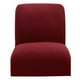 thumbnail image 2 of Fundas elásticas para sillas de comedor, fundas clásicas lisas para sillas, protectores de sillas Vino rojo, 2 of 9