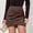 Brown, variant on Skirts for Women Skirt Solid Half Dress Autumn Winter Pleated Irregular Zipper Short Dress Border Women's Dress Khaki S
