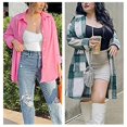 thumbnail image 2 of Women' s Long Sleeve Bodysuit with Round Neck Versatile Leisure Comfy Clothing for Shopping Dating, 2 of 5