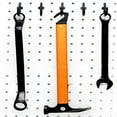 thumbnail image 3 of 50 Pcs/100 Pcs Black Pegboard J Style Hooks Heavy Duty Plastic J Shape Peg Hook Peg Board Tool Wear-resistant, 3 of 6