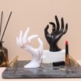 thumbnail image 3 of QualitChoice Jewelry Display Rack Hand Model Bedroom Dormitory Desk Table Bracelet Chain Link Bangle Jewellery Storage Photo Holder White White, 3 of 6