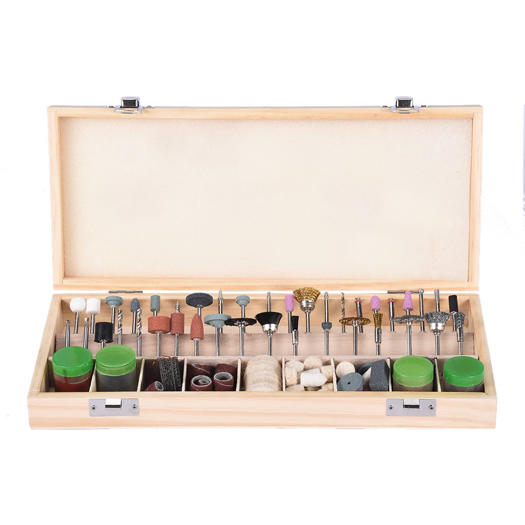 150 Piece Dremel Rotary Tool Accessories Kit Grinding Polishing Shank Craft Bits