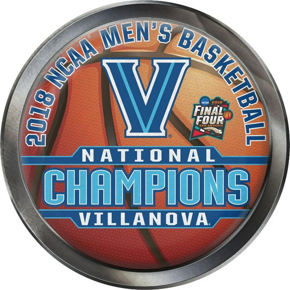 Villanova Wildcats 2018 NCAA Men's Basketball National Champions 3" x 3" Auto Emblem - No Size