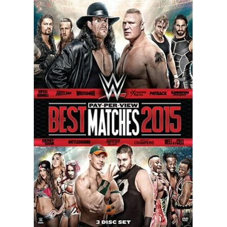 WWE: Best Pay-Per-View Matches 2015 (DVD) (World Best Fitness Model)