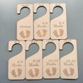 thumbnail image 4 of 7 Pcs Baby Closet Size Divider Wooden Baby Closet Organizers for Home Nursery, 4 of 5