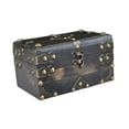 thumbnail image 3 of Caja de joyas de madera caja de almacenamiento de joyas multipropósito Fácil de transportar y almacenar el organizador de joyas de madera para pulsera Gris, 3 of 8