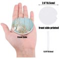 thumbnail image 2 of RYLABLUE Sea Shells Starfish on Teal Wooden Board Beach Set of 4 Car Coaster for Drinks, Absorbent Ceramic Stone Coasters Cup Mat with Cork Base for Home Kitchen Room Coffee Table Bar Decor, 2 of 5