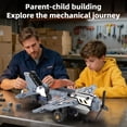 thumbnail image 4 of Remocguys 5in1 Fighter Jet Robot Building Set with Remote Control Compatible with Lego Robotics Stem Toys for Ages 8-13 Boys, 4 of 5
