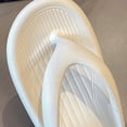 thumbnail image 6 of HomeDM Womens Mens Shower Flip Flops Quick Drying Slip-On Thong Sandals Thick Sole Bathroom Sandals for Beach Pool, Beige Size 6.5-7, 6 of 9