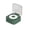 Green, variant on White For Home Outdoor Use, A Wireless Audio Player Vintage Style Bluetooth Speaker Portable With Rotating Disc Design Color Not White