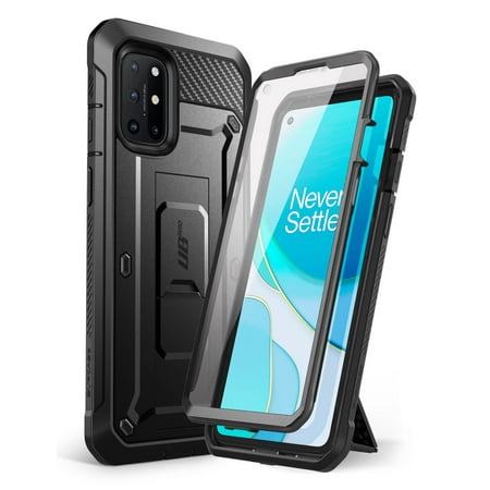 SUPCASE Unicorn Beetle Pro Series Case Designed for OnePlus 8T (2020), Full-Body Rugged Holster Case with Built-in Screen Protector (Black)