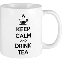 Keep Calm And Drink Tea Mug Ceramic Coffee Mug, Tea Cup 11 oz
