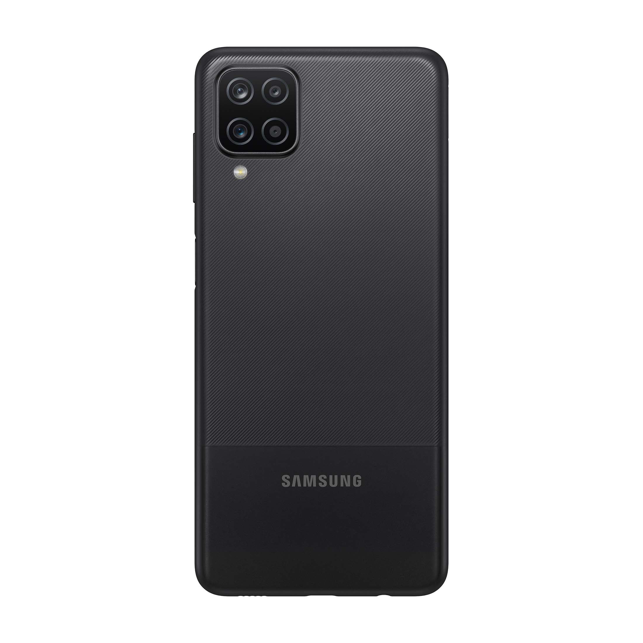 Consumer Cellular, Samsung Galaxy A12, 32GB, Black - Smartphone