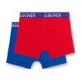 thumbnail image 2 of s.Oliver Pantalones cortos para Niños - Paquete de 2, Pantalones, Calzoncillos, Cotton Stretch Azul/Rojo 176, 2 of 3