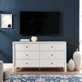 thumbnail image 2 of Dresser Drawer Chest, White, Wood, Hotel Bedroom, Modern Contemporary, HB37724, 2 of 10