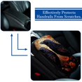 thumbnail image 5 of Crow Soft and Comfortable 12.5x8.2 Inch Furry Printed Car Armrest Cover - Car Armrest Mat - Armrest Cover, 5 of 6