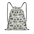 thumbnail image 1 of Fotbe Transport Train Bolsa Mochila con Cordón Estampada, Bolsa de Gimnasio Deportiva, Bolsa Cinch, Bolsa con Cordón para Hombres y Mujeres-Medium, 1 of 6