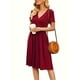 thumbnail image 2 of Vestido de verano de manga corta con escote en V y estilo casual, 2 of 5