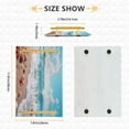 thumbnail image 3 of Ryvnso Starfish Conch on Beach Bathroom Tray Vanity Countertop Trays Acrylic Organizer, 3 of 7
