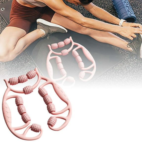 Massage Roller Relax Roller 12 Wheels, Cellulite Roller Muscle Relaxer Circular Leg Clamps Leg Massage for Tennis Elbow Legs