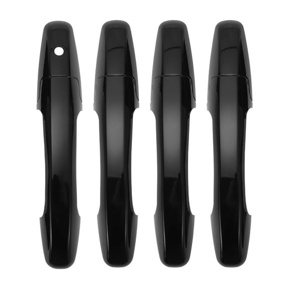 Unique Bargains Car Door Handle Cover Trim for Honda Civic 2006-2011 Side Door Handle Cover Durable 4 Pcs Black