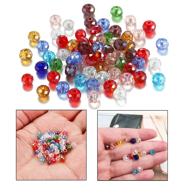 3mm 4mm 6mm 8mm Faceted Cut Crystal Glass Bulk Craft Beads Jewelry Making
