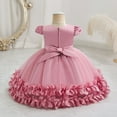 thumbnail image 4 of Elainilye Fashion Flower Girl Dresses for Wedding Party Tulle Princess Pageant Dress Prom Ball Gown, Sizes 7M-4Y, 4 of 6