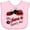 AD-Pink, variant on Inktastic My Nana Loves Me with Cute Ladybugs Boys or Girls Baby Bib