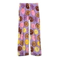 thumbnail image 1 of Up Past 8 Girls' Pajama Pants Fuzzy Plush Sleepwear Fun Pants, 1 of 3