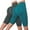 Blackish Green, variant on ManxiVoo Dual Pack Women High Waisted Textured Yoga Shorts Compression Fitness Pants for Booty Toning L Size Blackish Green