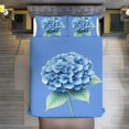 thumbnail image 5 of Bedding Set Blue Hydrangea Bloom Bat Duvet Cover Set Comforter Cover Ultra-Soft Polyester Quilt Cover, 5 of 6